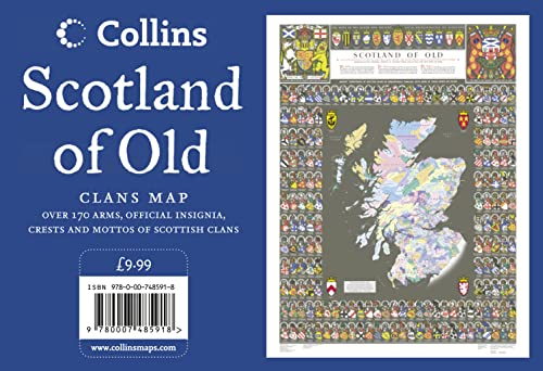 Scotland of Old Wall Map: Clans Map of Scotland (Collins Pictorial Maps) (9780007485918) by Collins UK