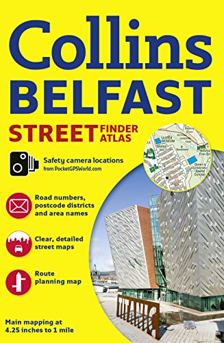 9780007493784: Belfast Streetfinder Atlas 1:15.000. Collins. [Idioma Ingls]