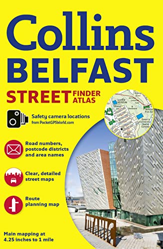 9780007493784: Belfast Streetfinder Colour Atlas [Lingua Inglese]