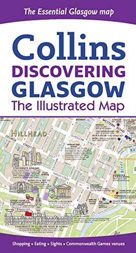 9780007493821: Glasgow, plano ilustrado (Map) [Idioma Ingls]