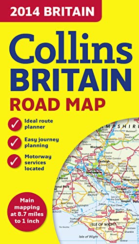 2014 Collins Map of Britain (Collins Road Map) (9780007497119) by Collins UK