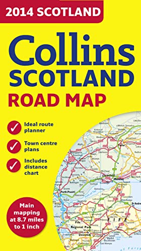 Stock image for 2014 Collins Scotland Road Map for sale by Books From California