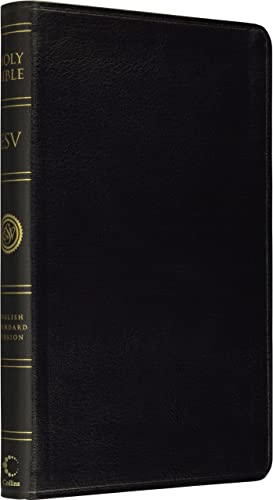 Imagen de archivo de Holy Bible: English Standard Version (ESV) Anglicised Black Leather Thinline edition a la venta por WorldofBooks