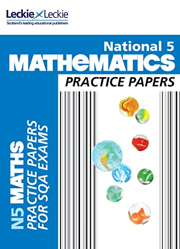 Stock image for National 5 Mathematics Practice Exam Papers (Practice Papers for SQA Exams) for sale by WorldofBooks