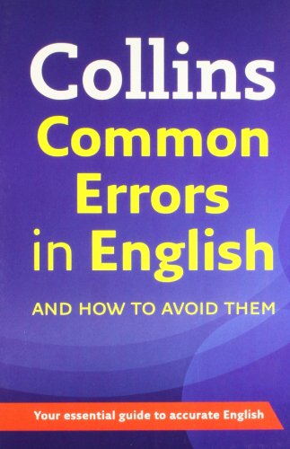 9780007506132: Collins Common Errors in English in Only