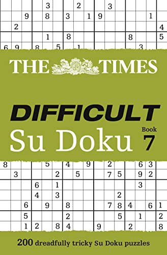 Beispielbild fr The Times Difficult Su Doku Book 7: 200 dreadfully tricky Su Doku puzzles (The Times Su Doku) zum Verkauf von WorldofBooks