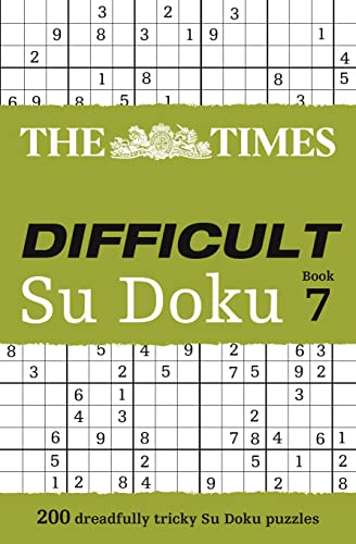 9780007516919: The Times Difficult Su Doku Book 7: 200 challenging puzzles from The Times (The Times Su Doku)