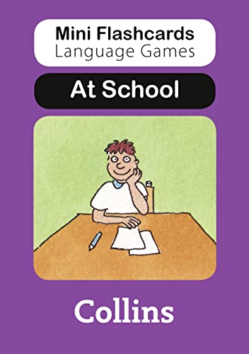 9780007522392: At School (Mini Flashcards Language Games)