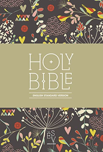 9780007532070: Holy Bible: English Standard Version (ESV) Anglicised Compact Edition: Printed Cloth: Hearts and Flowers Design