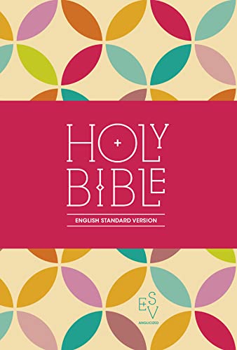 Stock image for Holy Bible: English Standard Version (ESV) Anglicised Compact Edition: Printed Cloth: Petals Design for sale by WorldofBooks