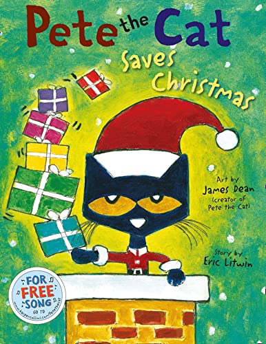 Stock image for Pete the Cat Saves Christmas for sale by ThriftBooks-Dallas