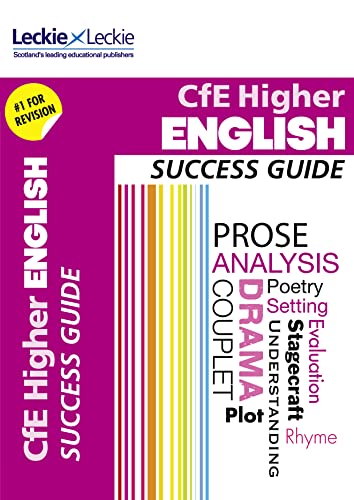Stock image for Success Guide for SQA Exam Revision  " Higher English Revision Guide: Success Guide for CfE SQA Exams for sale by WorldofBooks