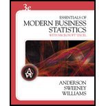Stock image for Essentials of Modern Business Statistics With Microsoft Excel - Textbook Only for sale by dsmbooks
