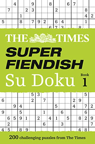 Imagen de archivo de The Times Super Fiendish Su Doku Book 1 a la venta por Blackwell's