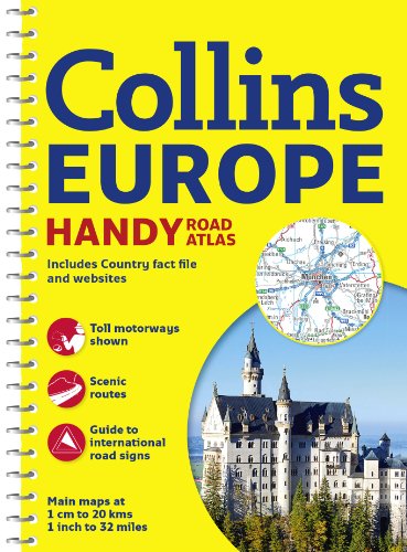 9780007581160: Collins Handy Road Atlas Europe (International Road Atlases)