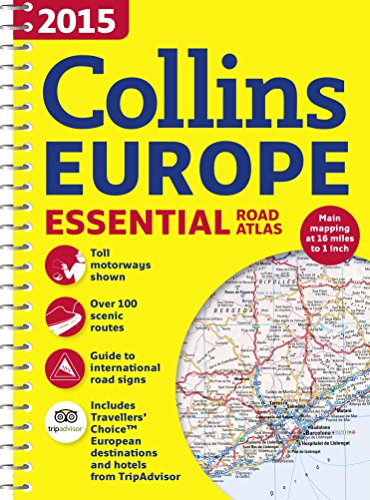 9780007581207: 2015 Collins Essential Road Atlas Europe [Lingua Inglese]