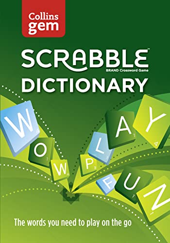 Stock image for Collins Scrabble Dictionary Gem Edition: The words to play on the go for sale by AwesomeBooks