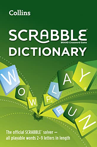 9780007589135: Collins Scrabble Dictionary: The Official Scrabble Solver - All Playable Words 2 - 9 Letters in Length
