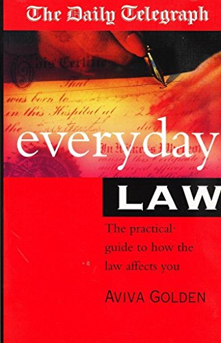 Stock image for The Daily Telegraph Everyday Law for sale by AwesomeBooks