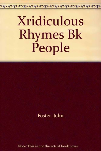 Imagen de archivo de Xridiculous Rhymes Bk People a la venta por AwesomeBooks