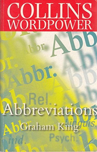 Stock image for Abbreviations and Acronyms. (Collins Wordpower) for sale by Goldstone Books