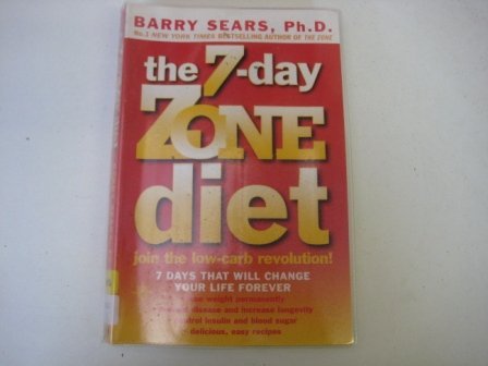 Beispielbild fr The 7-day Zone Diet zum Verkauf von WorldofBooks