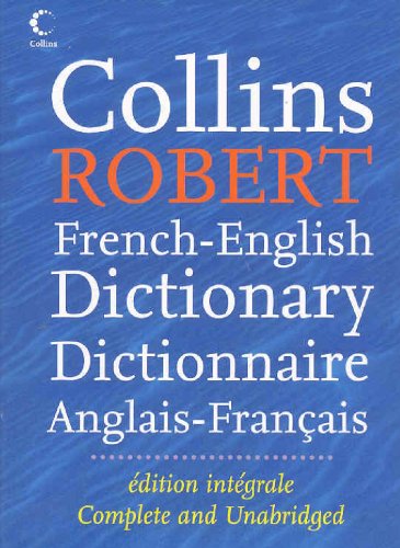 Collins Robert French Dictionary (9780007785100) by Collins