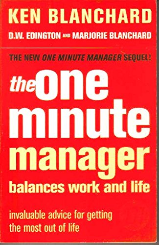 Stock image for The One Minute Manager Balances Life and Work for sale by WorldofBooks