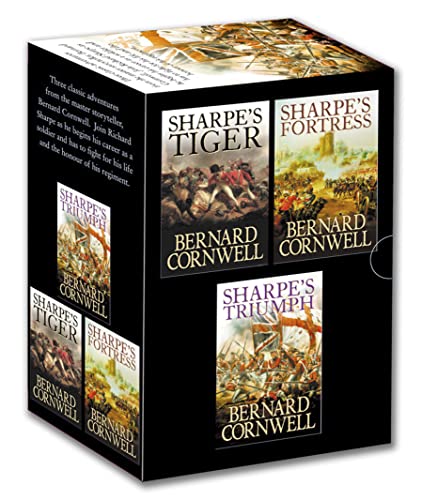 Stock image for Bernard Cornwell Sharpe Box Set: Sharpe's Triumph / Sharpe's Tiger / Sharpe's. for sale by Books Unplugged