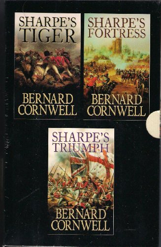 Stock image for Bernard Cornwell Sharpe Box Set: Sharpe's Triumph / Sharpe's Tiger / Sharpe's Fortress for sale by AwesomeBooks