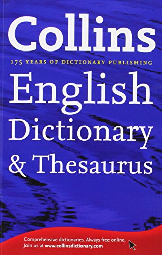 Stock image for Collins English Dictionary and Thesaurus for sale by AwesomeBooks