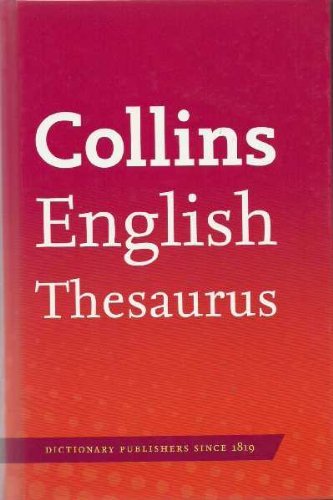 9780007897834: Collins English Thesaurus