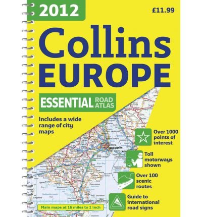 Stock image for 2012 Collins Europe Essential Road Atlas [ 2012 COLLINS EUROPE ESSENTIAL ROAD ATLAS BY Collins UK ( Author ) Dec-01-2011[ 2012 COLLINS EUROPE ESSENTIAL ROAD ATLAS [ 2012 COLLINS EUROPE ESSENTIAL ROAD ATLAS BY COLLINS UK ( AUTHOR ) DEC-01-2011 ] By Collins UK ( Author )Dec-01-2011 Paperback for sale by AwesomeBooks