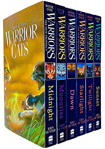 9780007931057: Erin Hunter Warriors: The New Prophecy 6 Books Collection Pack Set RRP: 41.94 (MIDNIGHT, MOONRISE, DAWN, STARLIGHT, TWILIGHT, SUNSET)