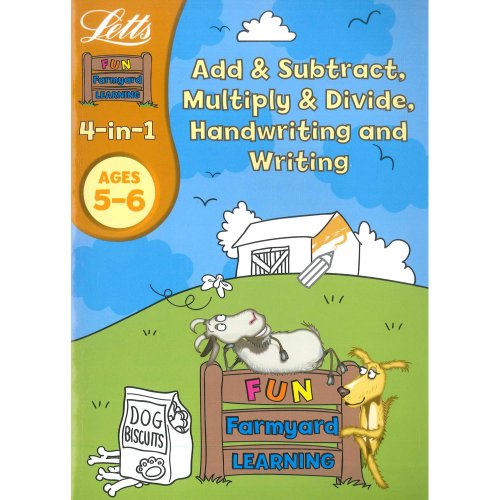 Stock image for Letts Fun Farm Yard Learning Age 5 to 6 4 In1 for sale by WorldofBooks