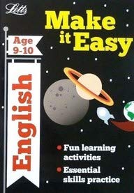 Imagen de archivo de Letts Make it Easy Home Learning English Workbook Reception Children Age 9-10 (Paperback) a la venta por AwesomeBooks