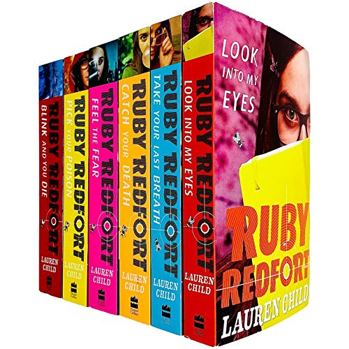 Imagen de archivo de Lauren Child Ruby Redfort Collection 6 Books Set (Book 1-6) (Pick Your Poison, Look into My Eyes, Take Your Last Breath, Catch Your Death, Feel the Fear, Blink and You Die) a la venta por Books Unplugged