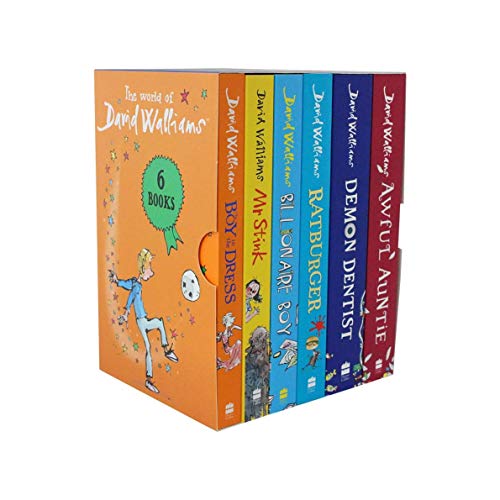 Stock image for The World of David Walliams 6 Books Collection Box Set (Boy in the Dress, Mr Stink, Billionaire Boy, Ratburger, Demon Dentist & Awful Auntie) for sale by 369 Bookstore