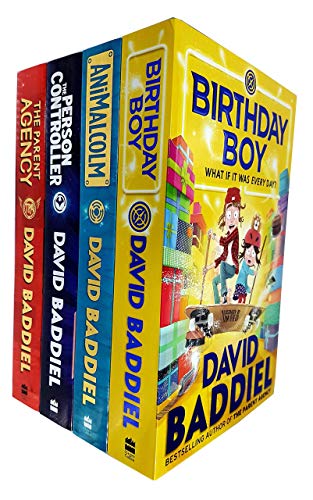 Stock image for David Baddiel 4 Books Collection Set (Birthday Boy, Animalcolm, The Person Controller, The Parent Agency) for sale by Revaluation Books