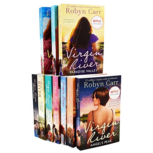 Stock image for Virgin River Series Books 1 - 10 Collection Set by Robyn Carr (Virgin River, Shelter Mountain, Whispering Rock, Second Chance Pass, Temptation Ridge & MORE!) for sale by GF Books, Inc.