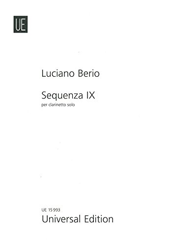 Beispielbild fr UNIVERSAL EDITION BERIO L. - SEQUENZA Xia - CLARINETTE Classical sheets Clarinet zum Verkauf von WorldofBooks