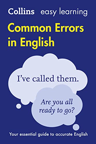 Imagen de archivo de Collins Common Errors in English a la venta por Blackwell's