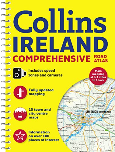 Stock image for Collins Ireland Comprehensive Road Atlas for sale by Ergodebooks