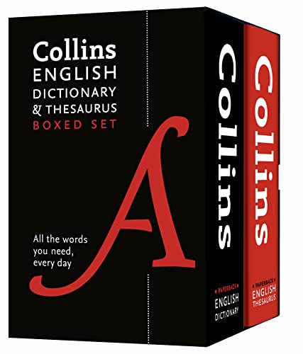 Stock image for Collins English Paperback Dictionary And Thesaurus Set for sale by Revaluation Books