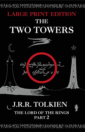 Beispielbild fr THE TWO TOWERS [Large type edition]: The Classic Bestselling Fantasy Novel: Book 2 (The Lord of the Rings) zum Verkauf von AwesomeBooks