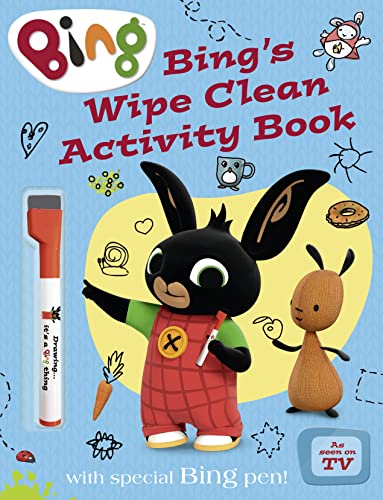 9780008122201: Bing’s Wipe Clean Activity Book