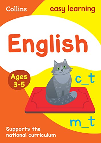 Imagen de archivo de English Ages 3-5: Prepare for school with easy home learning (Collins Easy Learning Preschool) a la venta por WorldofBooks