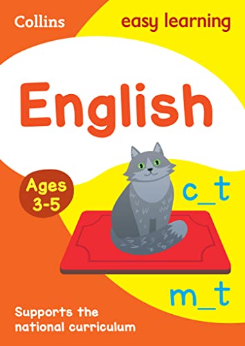 Stock image for English Ages 3-5: Prepare for school with easy home learning (Collins Easy Learning Preschool) for sale by WorldofBooks