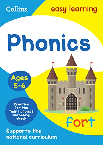 Imagen de archivo de Collins Easy Learning Age 5-7 ? Phonics Ages 5-6: New Edition a la venta por Books Unplugged