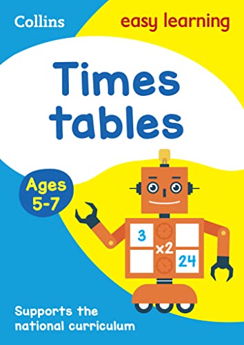 9780008134389: Times Tables Ages 5-7: Prepare for school with easy home learning (Collins Easy Learning KS1)